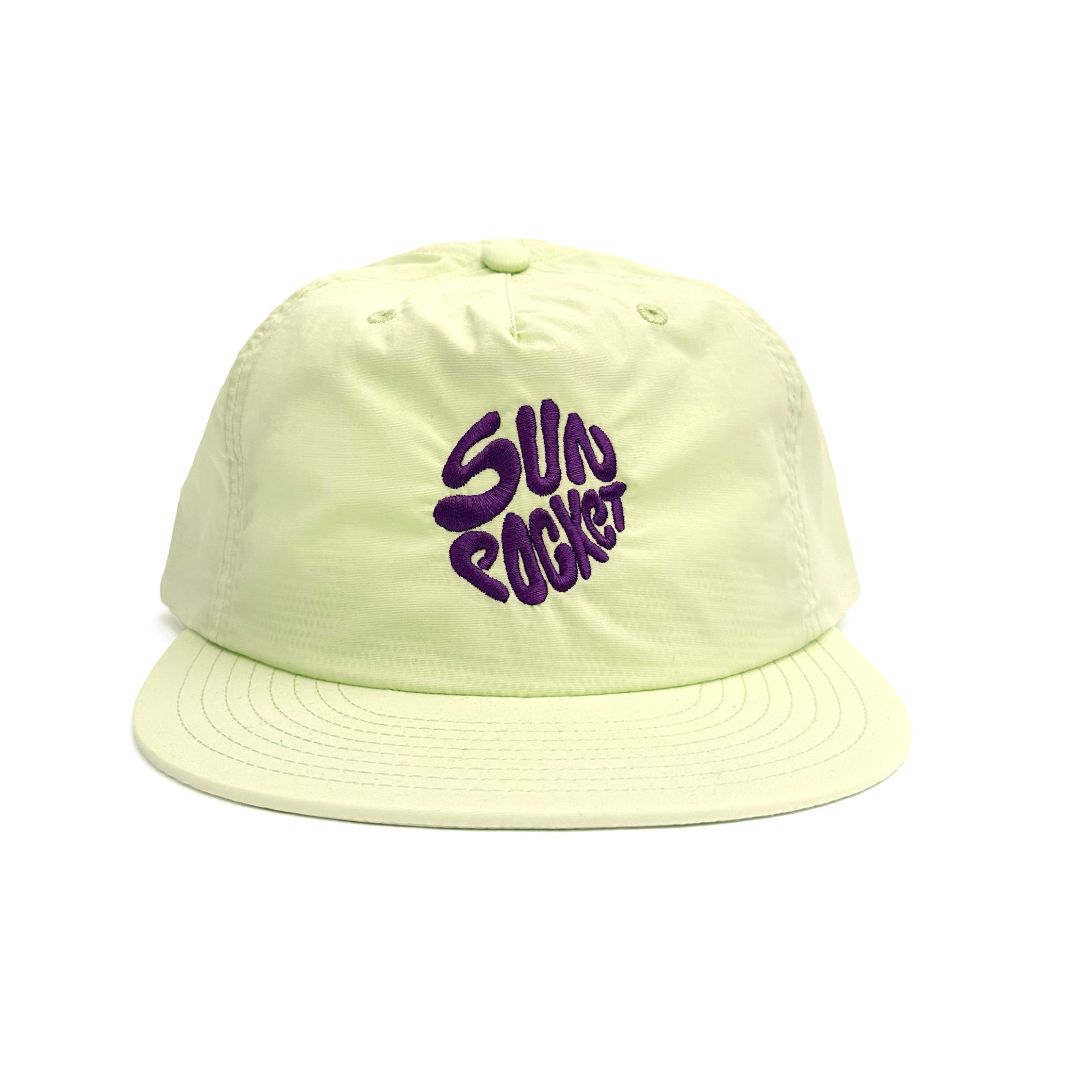 SUNPOCKET PURPLE MONOGRAM CAP
