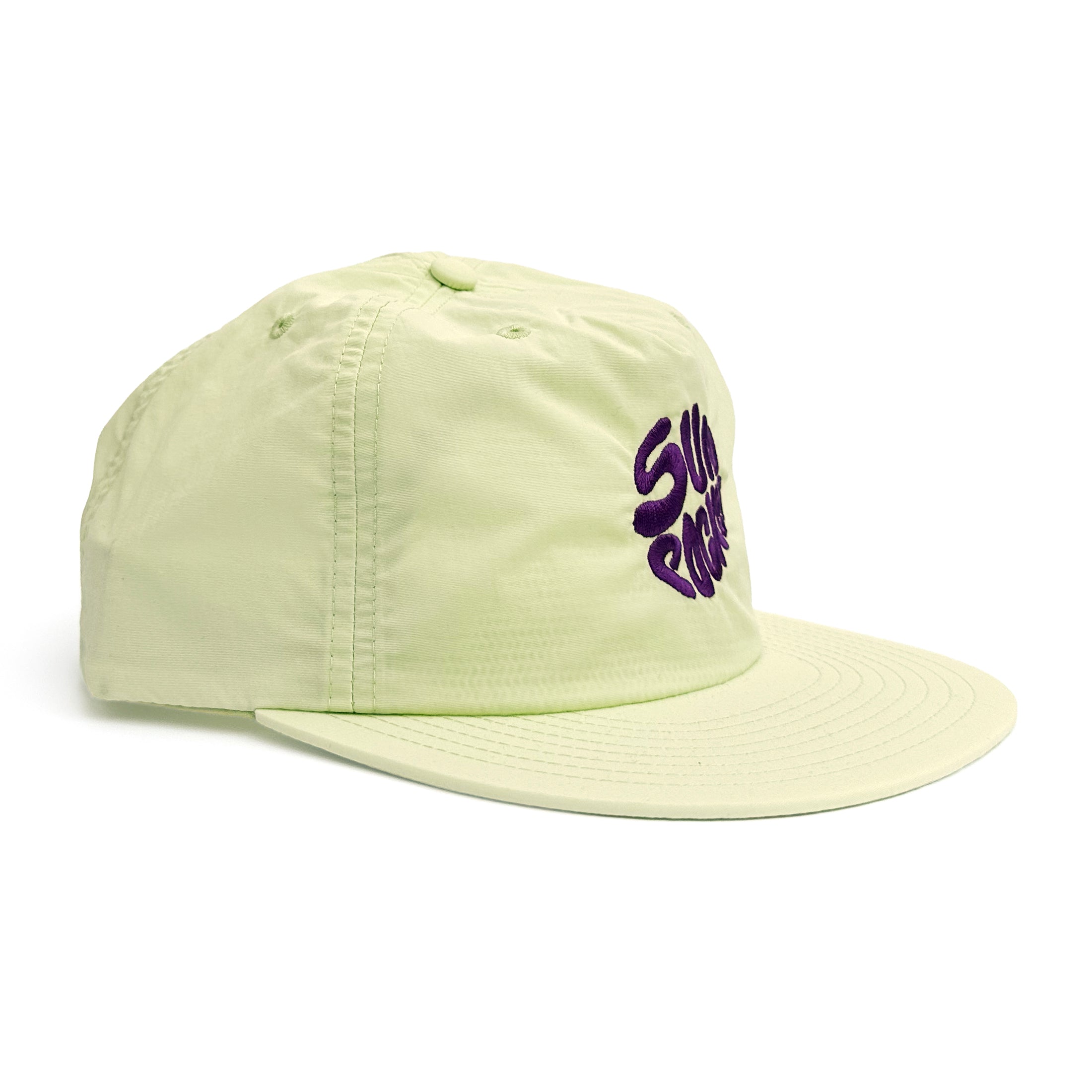 SUNPOCKET PURPLE MONOGRAM CAP