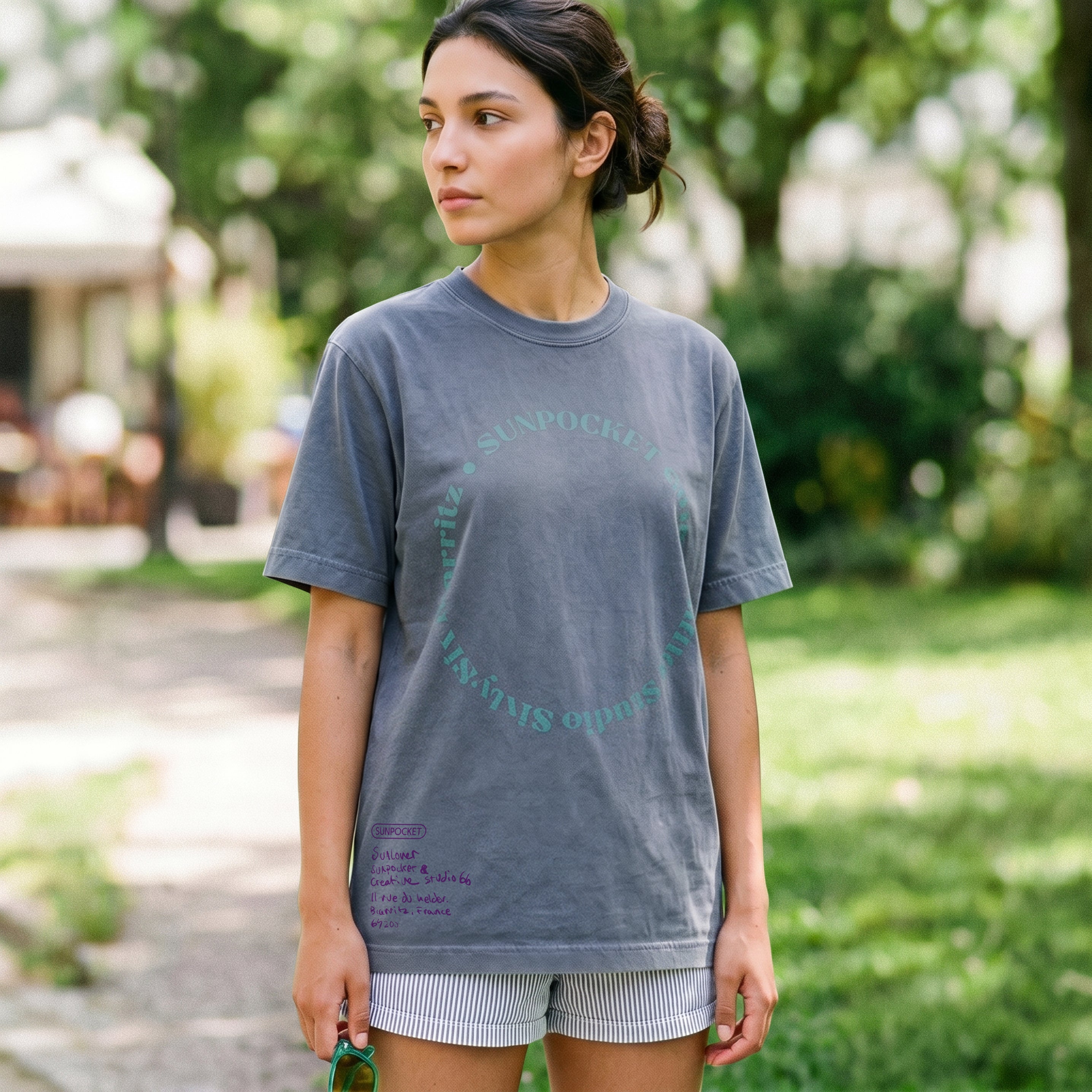 SUNPOCKET X CREATIVE STUDIO 66 CIRCLE T-SHIRT