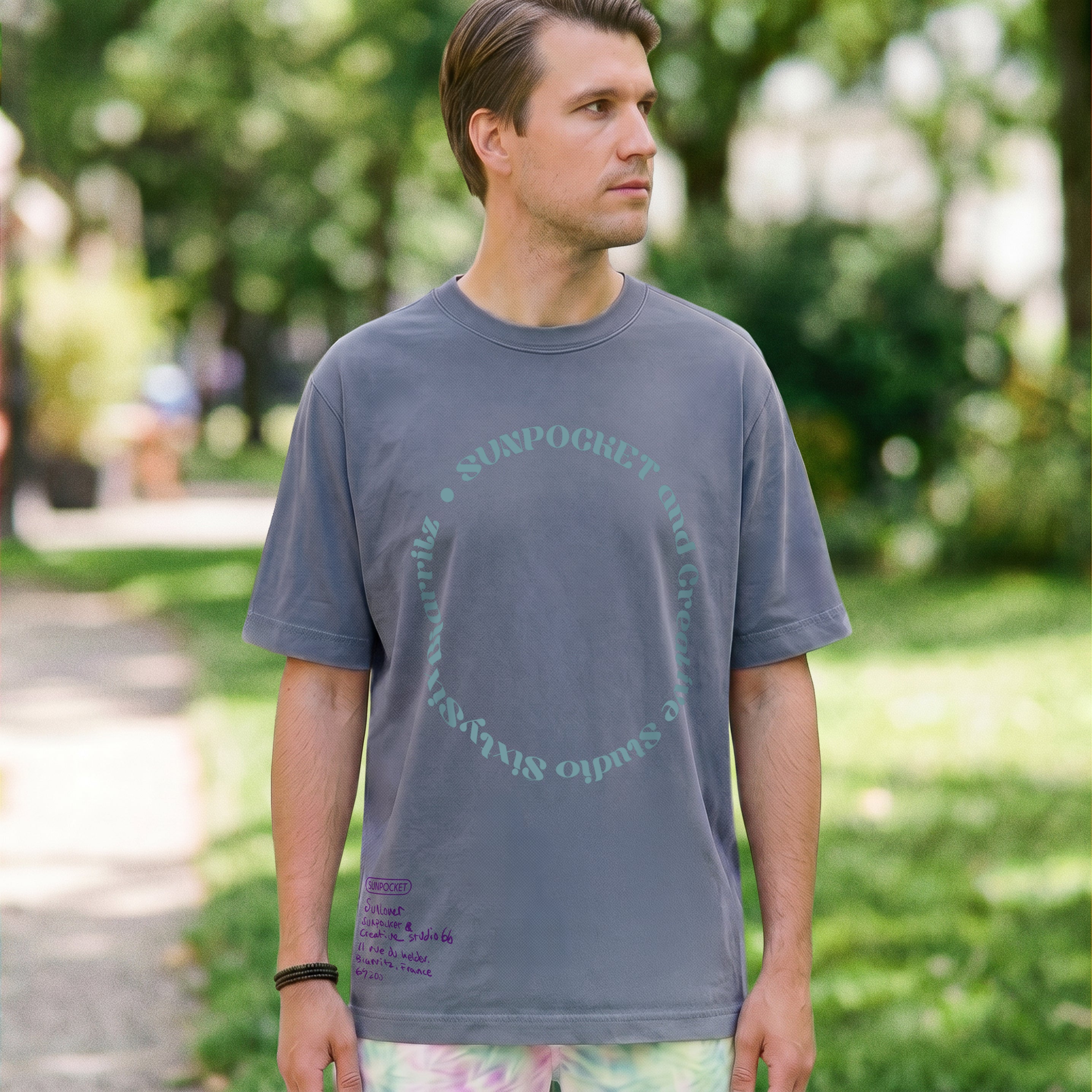 SUNPOCKET X CREATIVE STUDIO 66 CIRCLE T-SHIRT